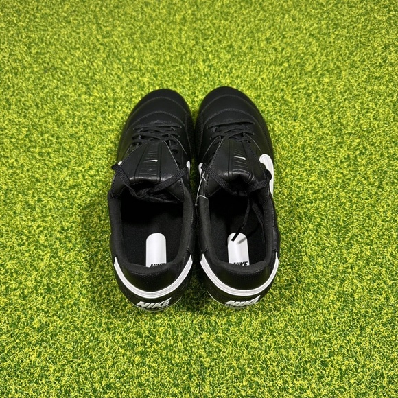Nike Premier III 3 FG Size 10.5 Leather Soccer Cleats Black White AT5889-010 - Picture 4 of 7